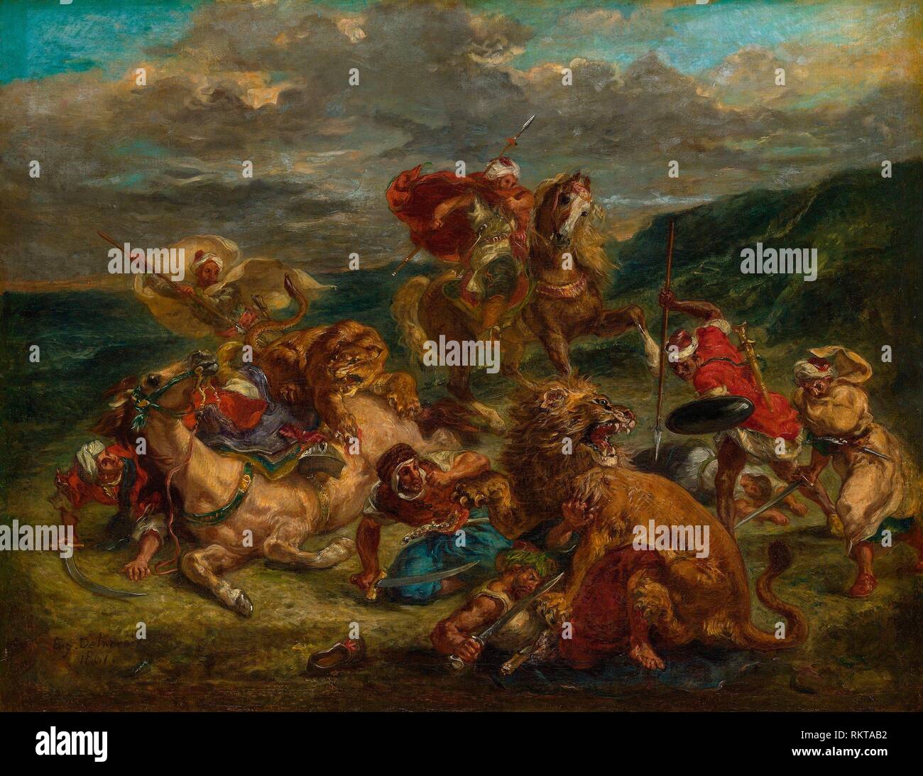 Lion art history painting hires stock photography and images Alamy