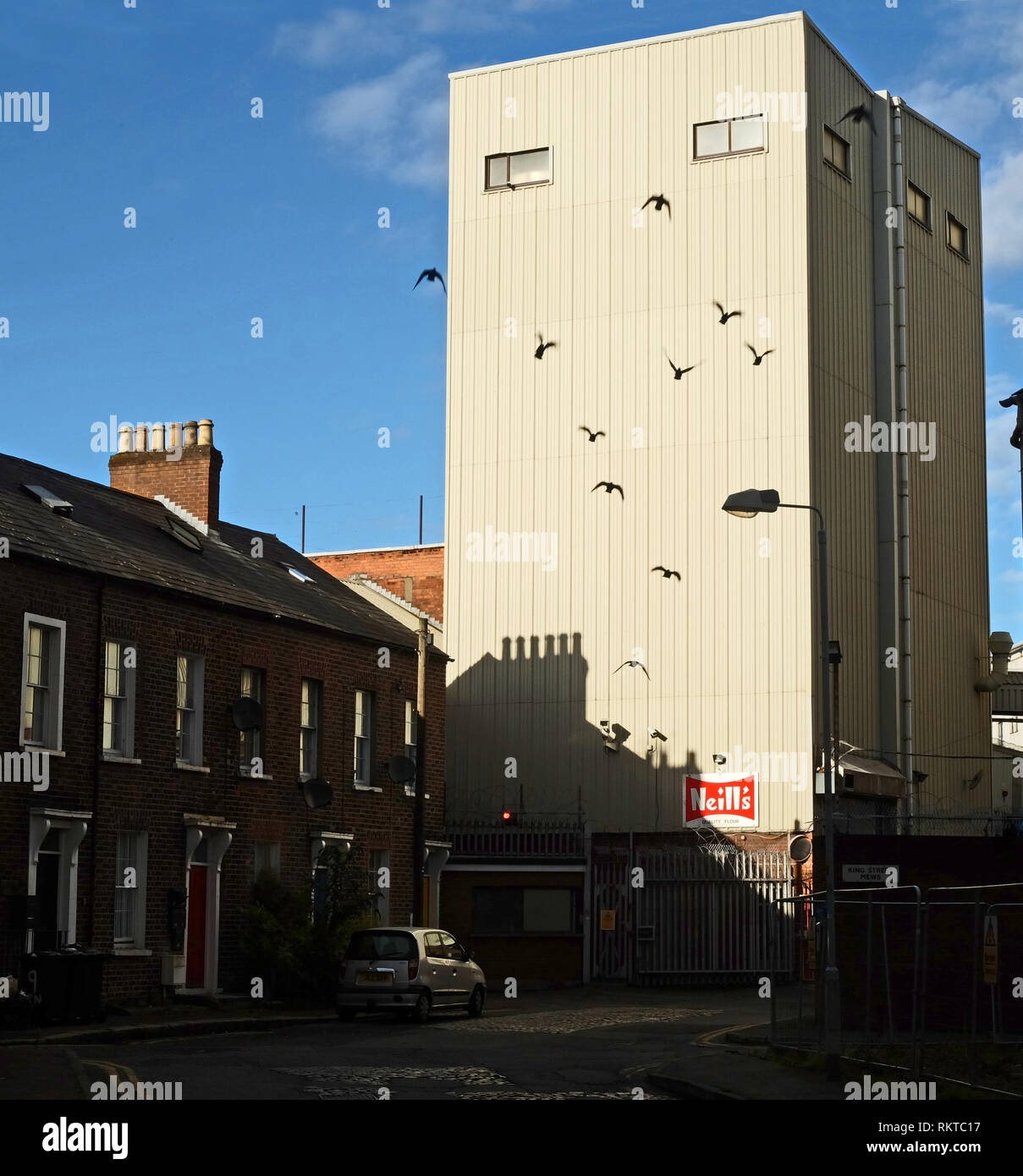 Neill's flour mill, College Place North, Belfast Stock Photo Alamy