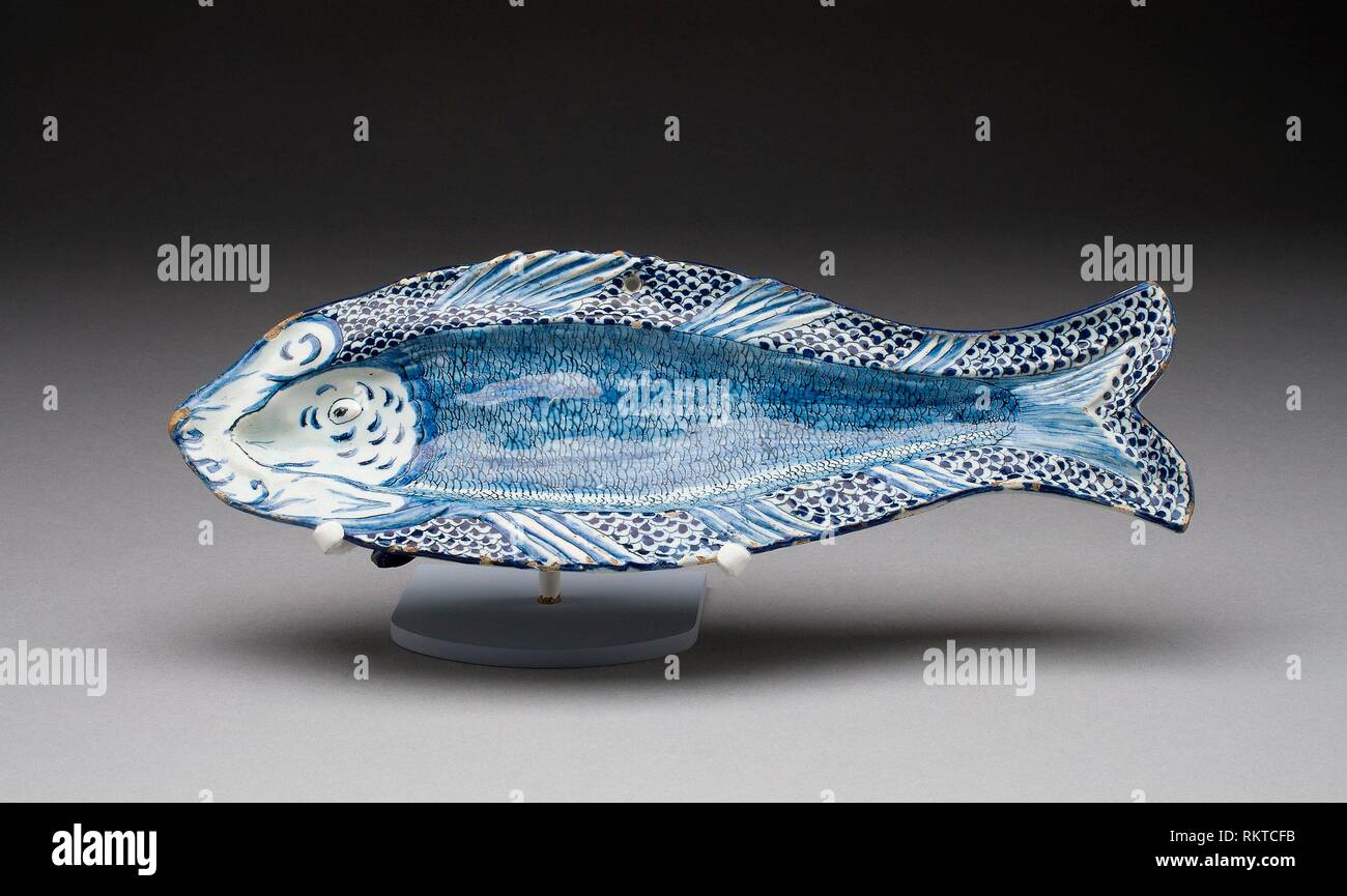 Herring Dish About 1740 Dirk van den Bergh Netherlands, 18th