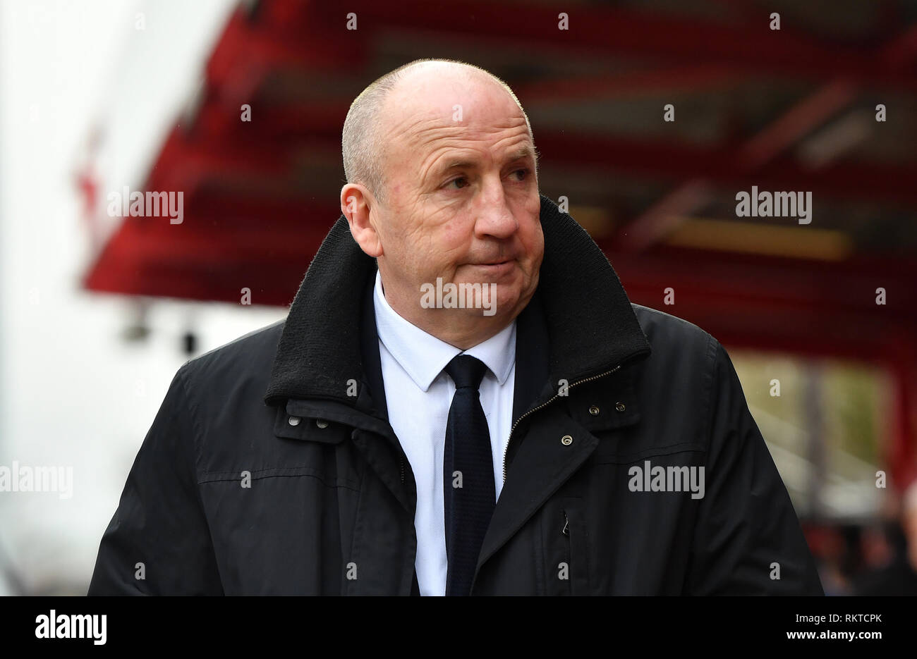 Accrington Stanley manager John Coleman Stock Photo Alamy