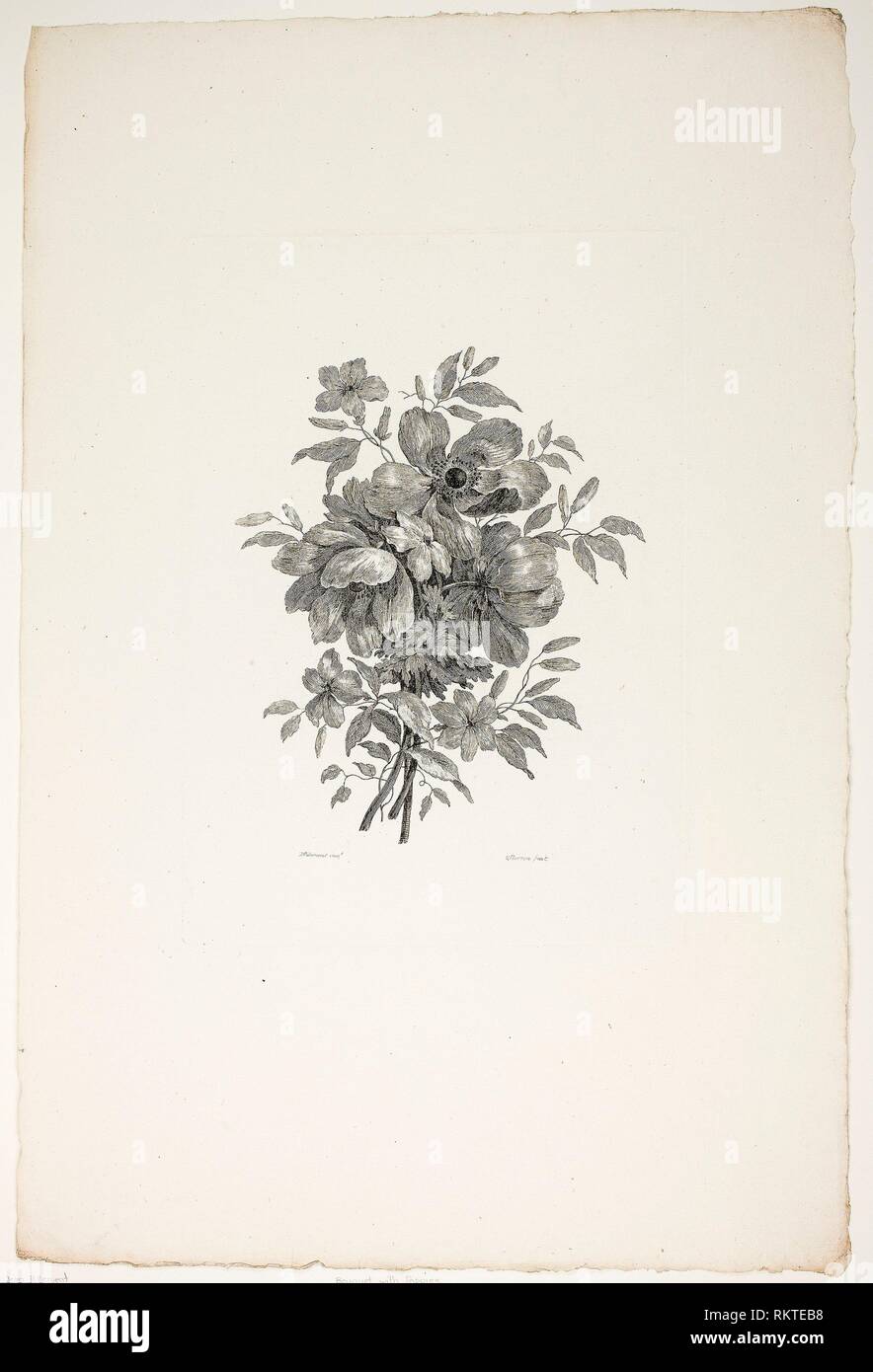 Bouquet with Poppies, from Collection of Different Bouquets of Flowers