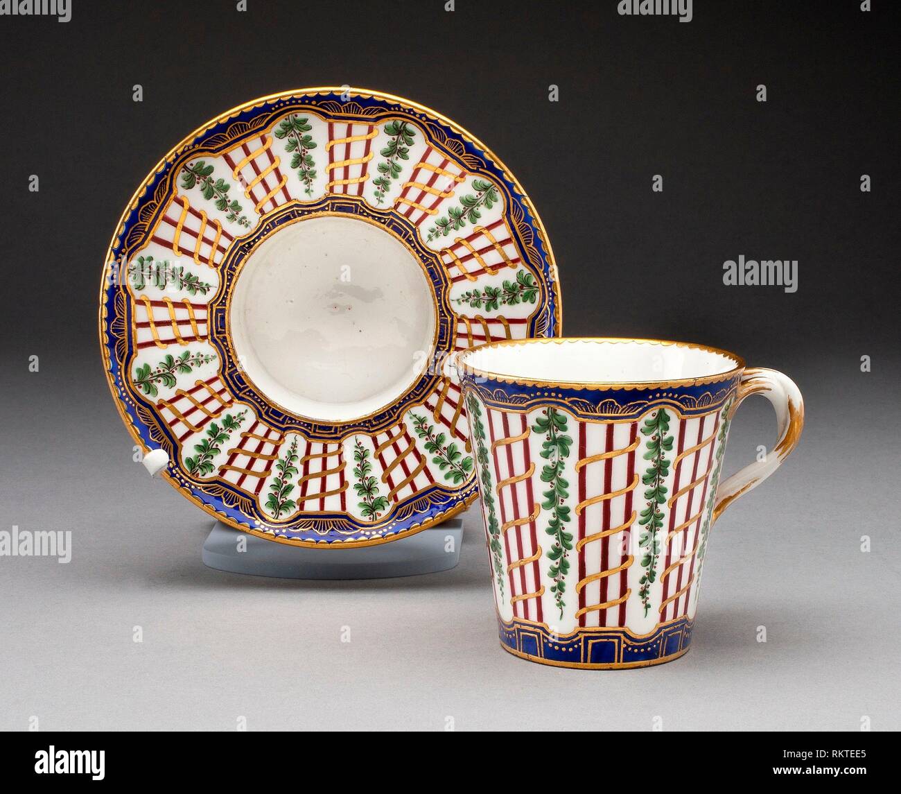 Cup and Saucer About 1760 Sèvres Porcelain Manufactory French, founded 1740 Artist