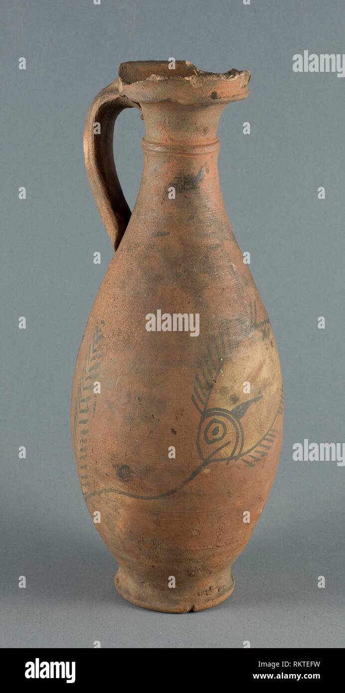 Vessel - Roman Period (1st century BC–4th century AD) - Egyptian - Artist: Ancient Egyptian, Origin: Egypt, Date: 100 BC–400 AD, Medium: Ceramic, Stock Photo