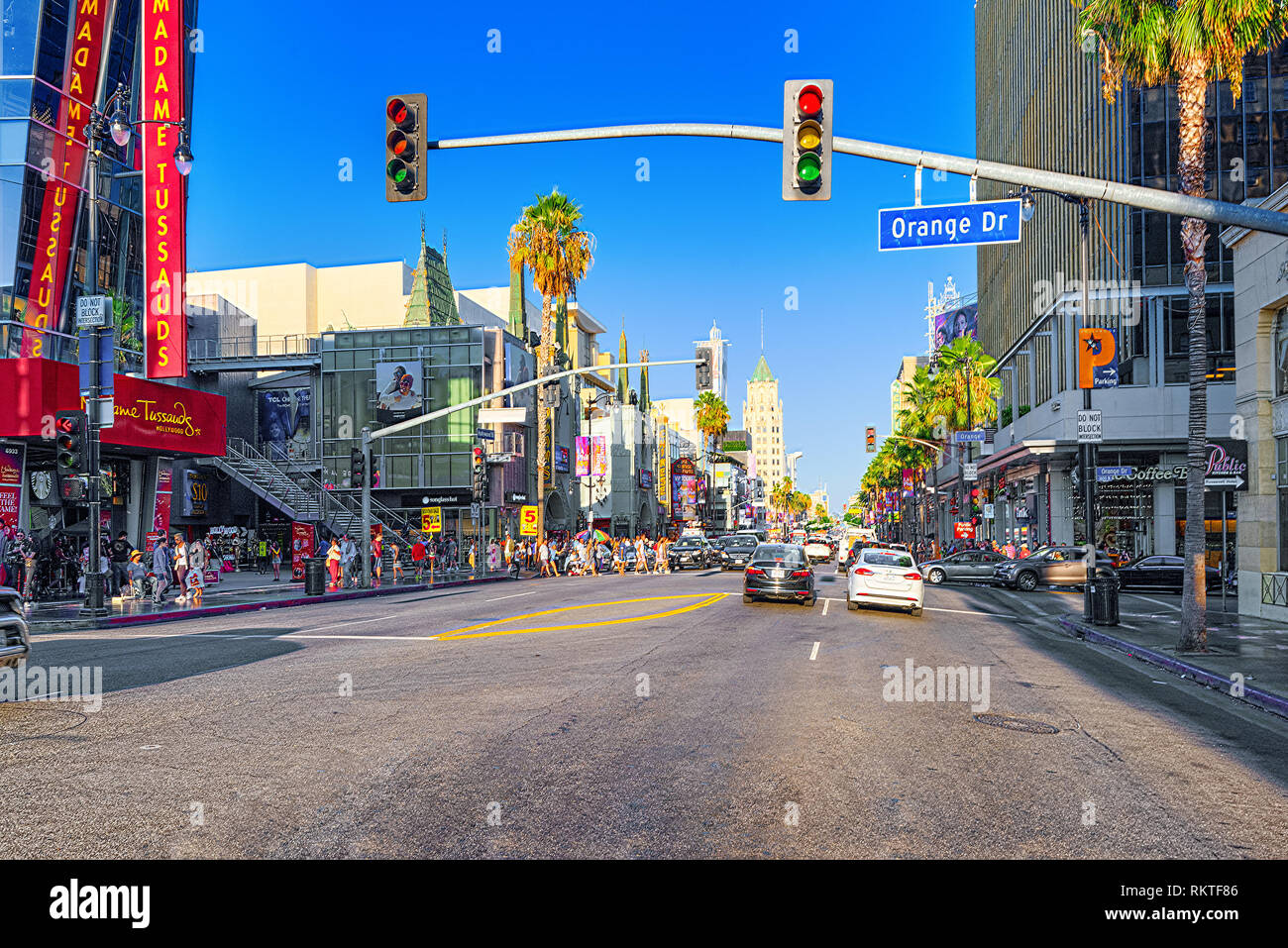 Los Angelos, California, USA - September 04, 2018: Famous Hollywood ...