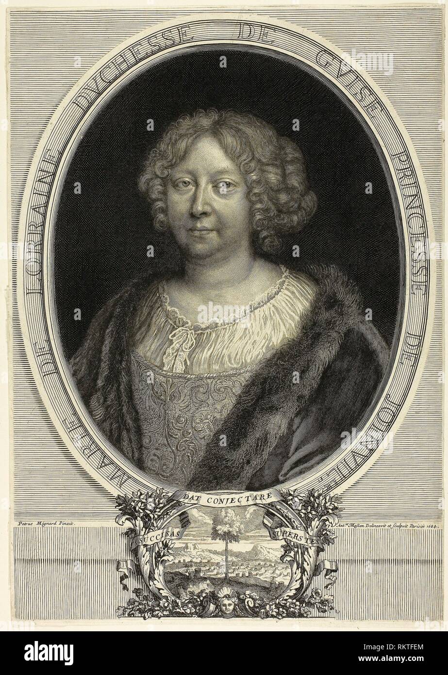 Marie de Lorraine, Duchesse de Guise, Princesse de Joinville 1684