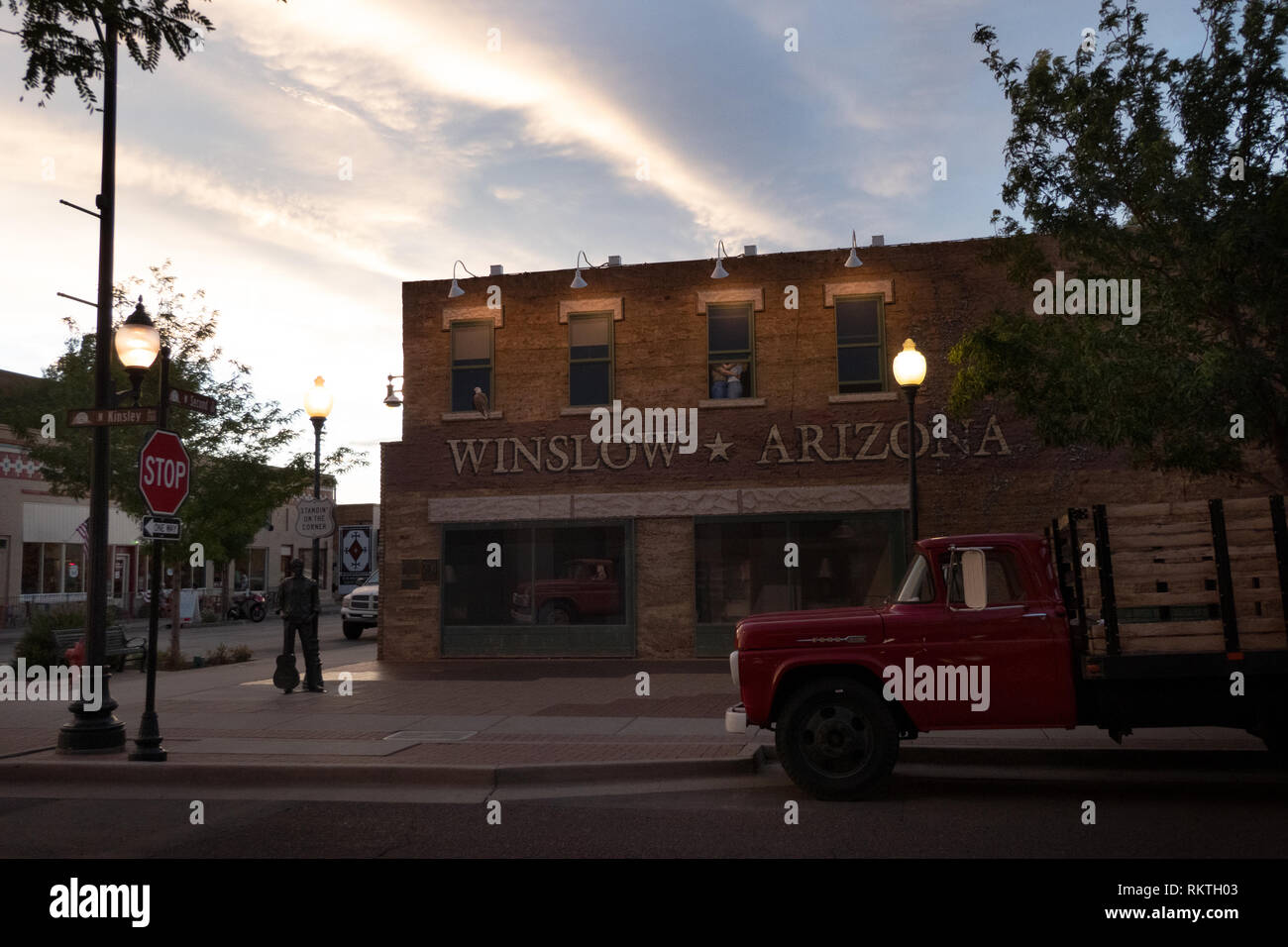 Standin' on the Corner Park in Winslow, Arizona, United States of