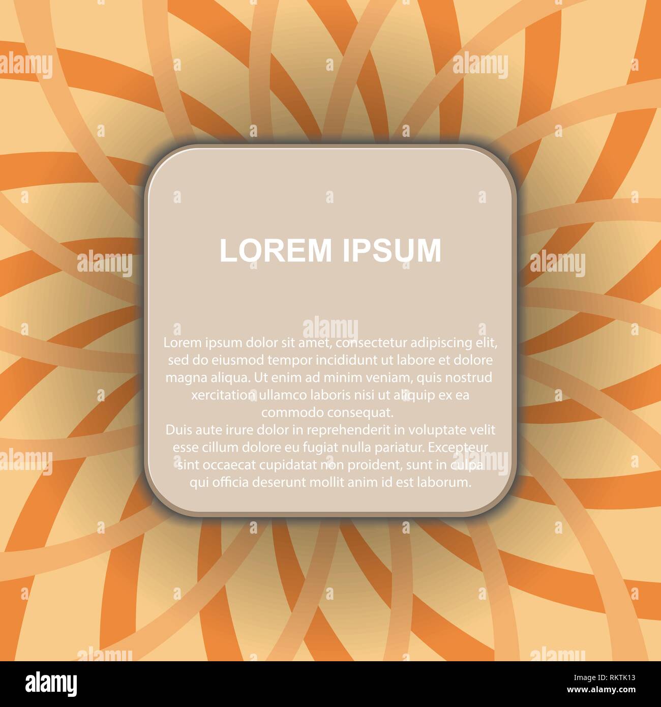 Design element, colored background with a place for an inscription ...