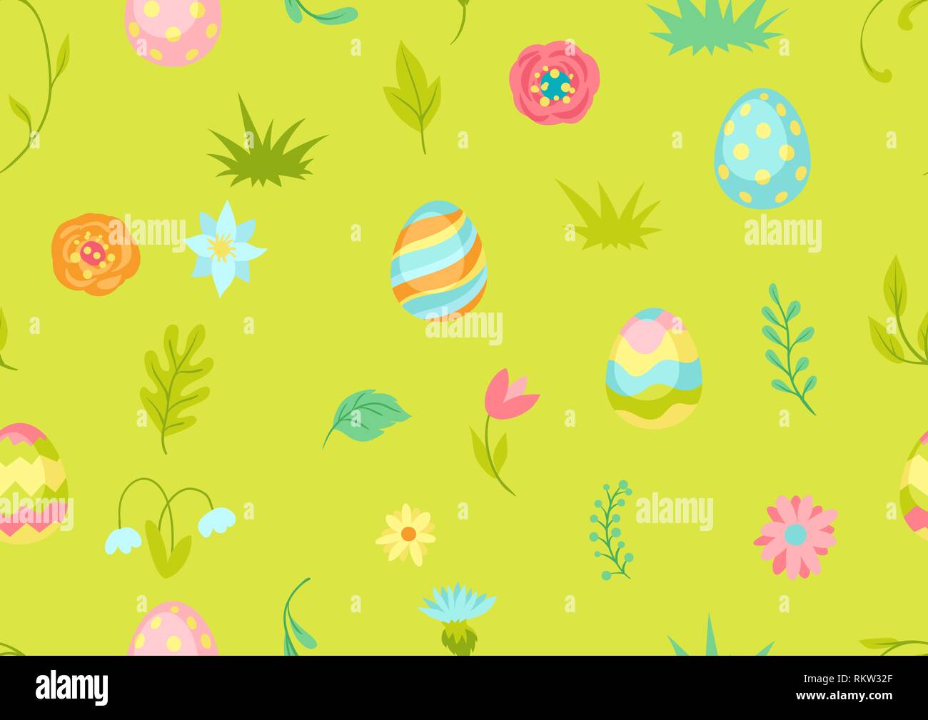 Happy Easter seamless pattern Stock Vector Image & Art - Alamy