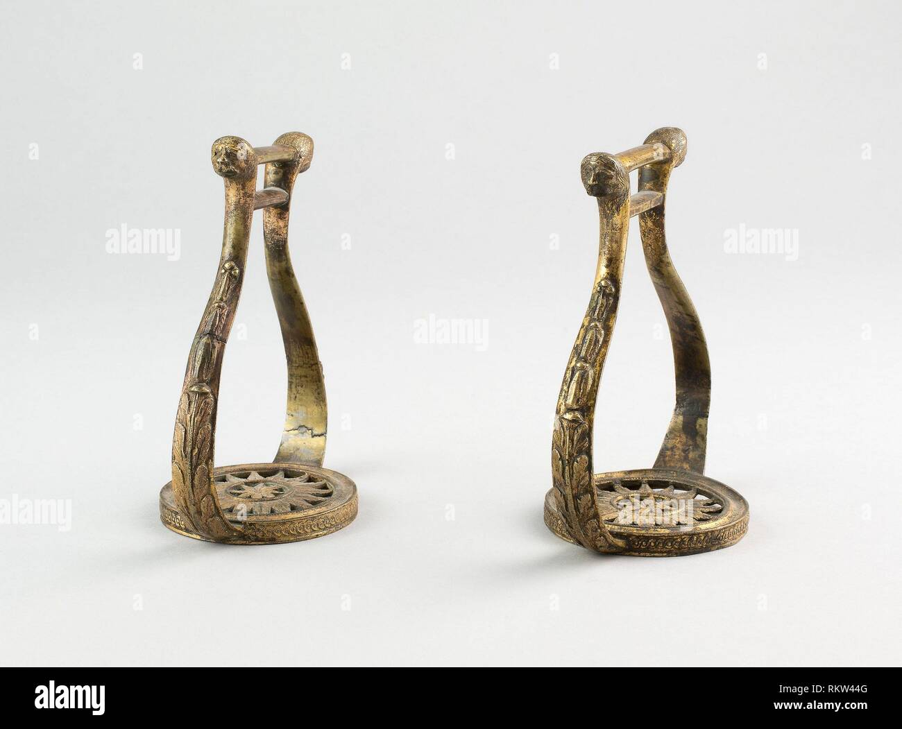 Pair of Stirrups About 1800 European, possibly French Origin
