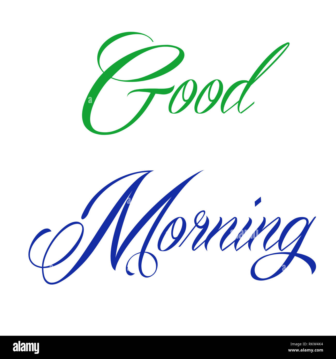 Good morning Cut Out Stock Images & Pictures - Alamy