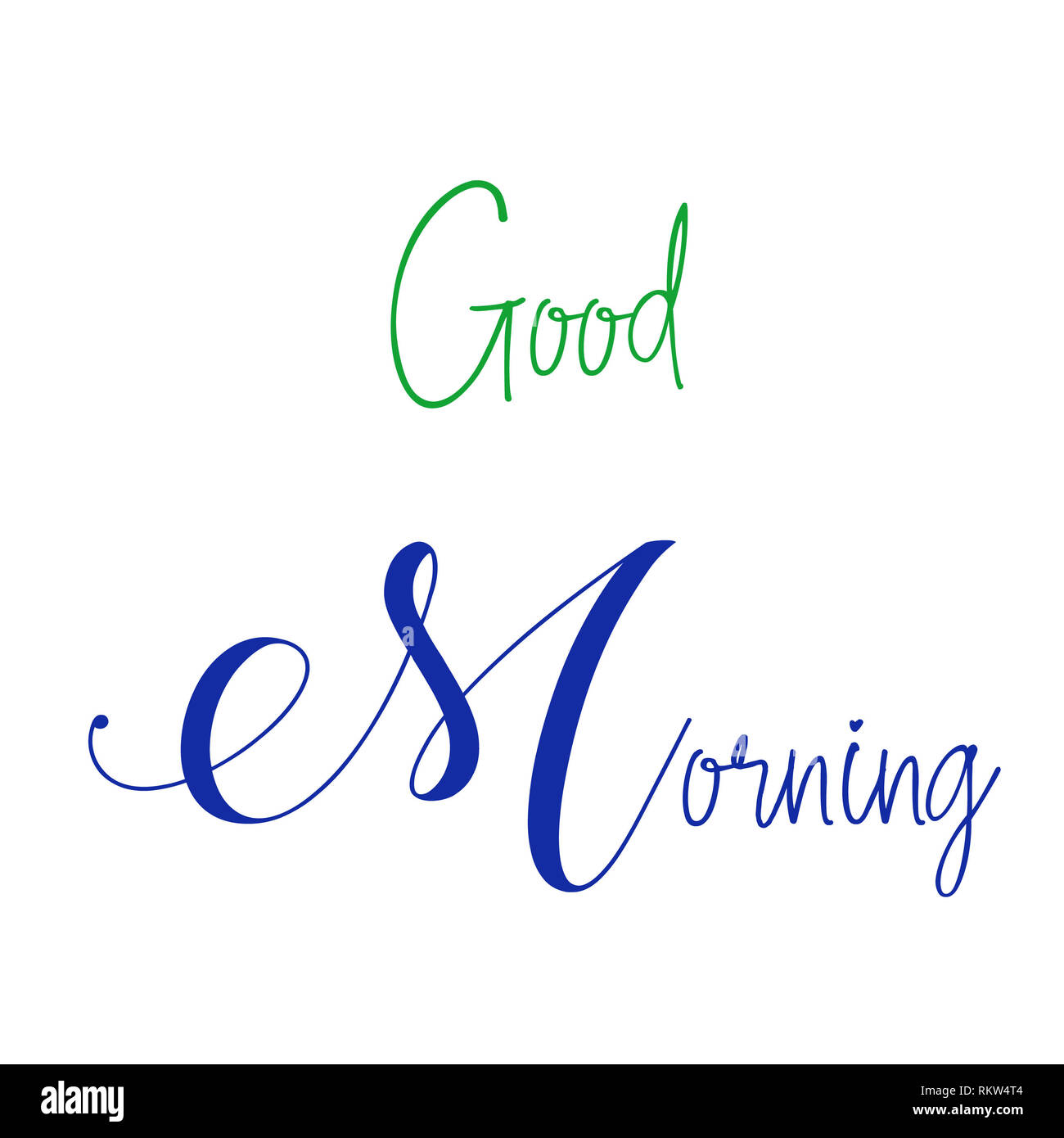 Good morning wishes and greetings Stock Photo - Alamy