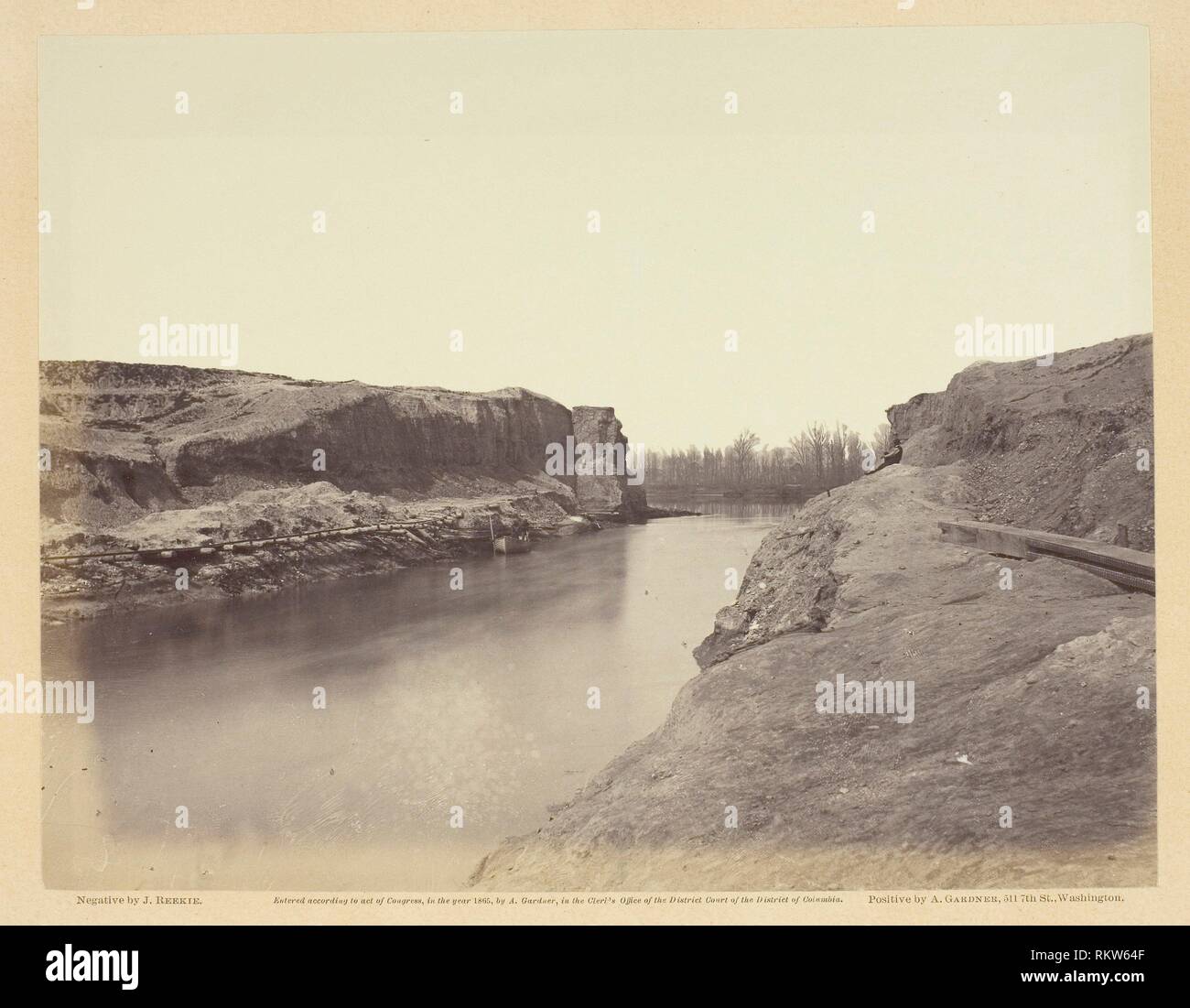 Dutch Gap Canal, James River, Virginia March 1864 John Reekie (American, active 18611865