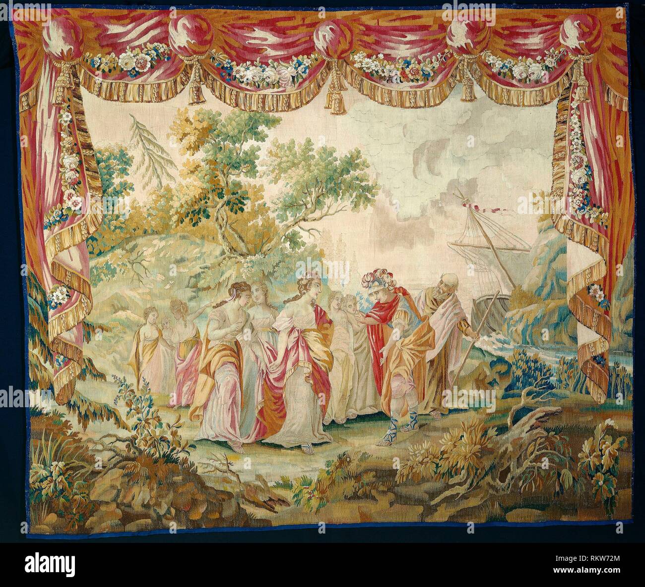 The Arrival of Telemachus on Calypso's Island, from The Story of