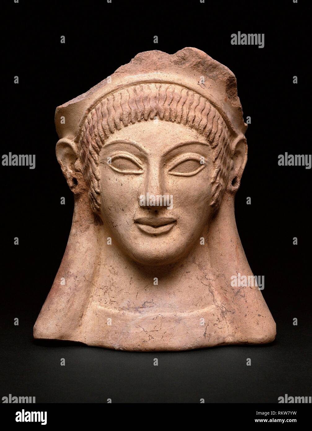 Votive (Gift) in the Shape of a Woman's Head about 500 BC Etruscan
