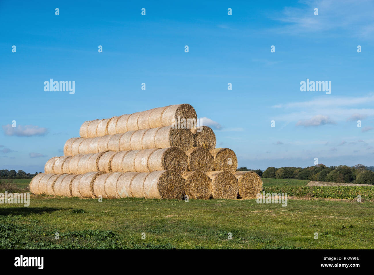 Large round bales hires stock photography and images Alamy
