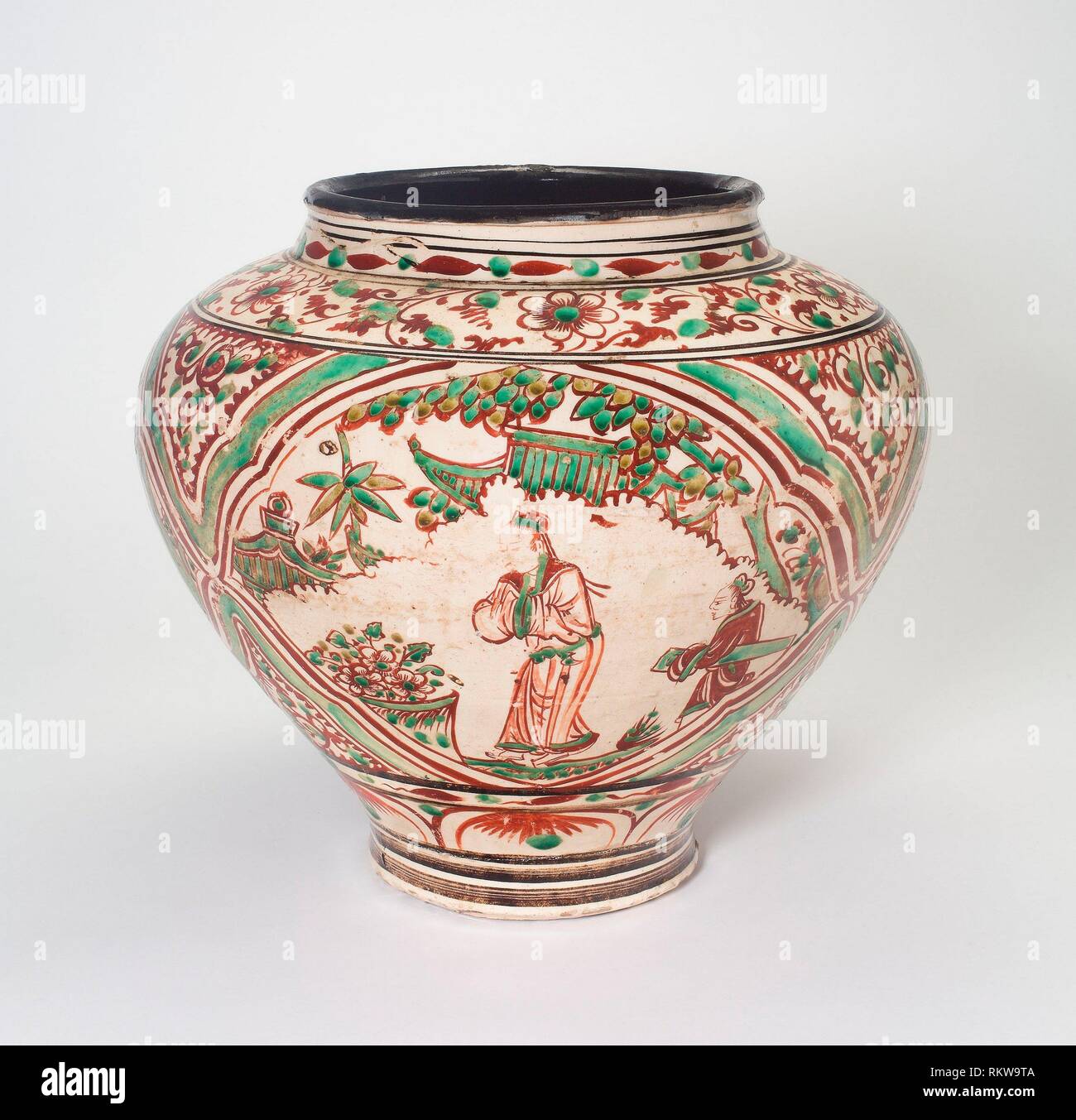 Jar with Figures in Garden Scenes Ming dynasty (13681644) China