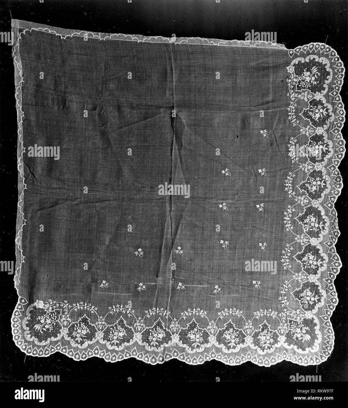 Handkerchief - 19th century - Philippines - Origin: Philippines, Date ...