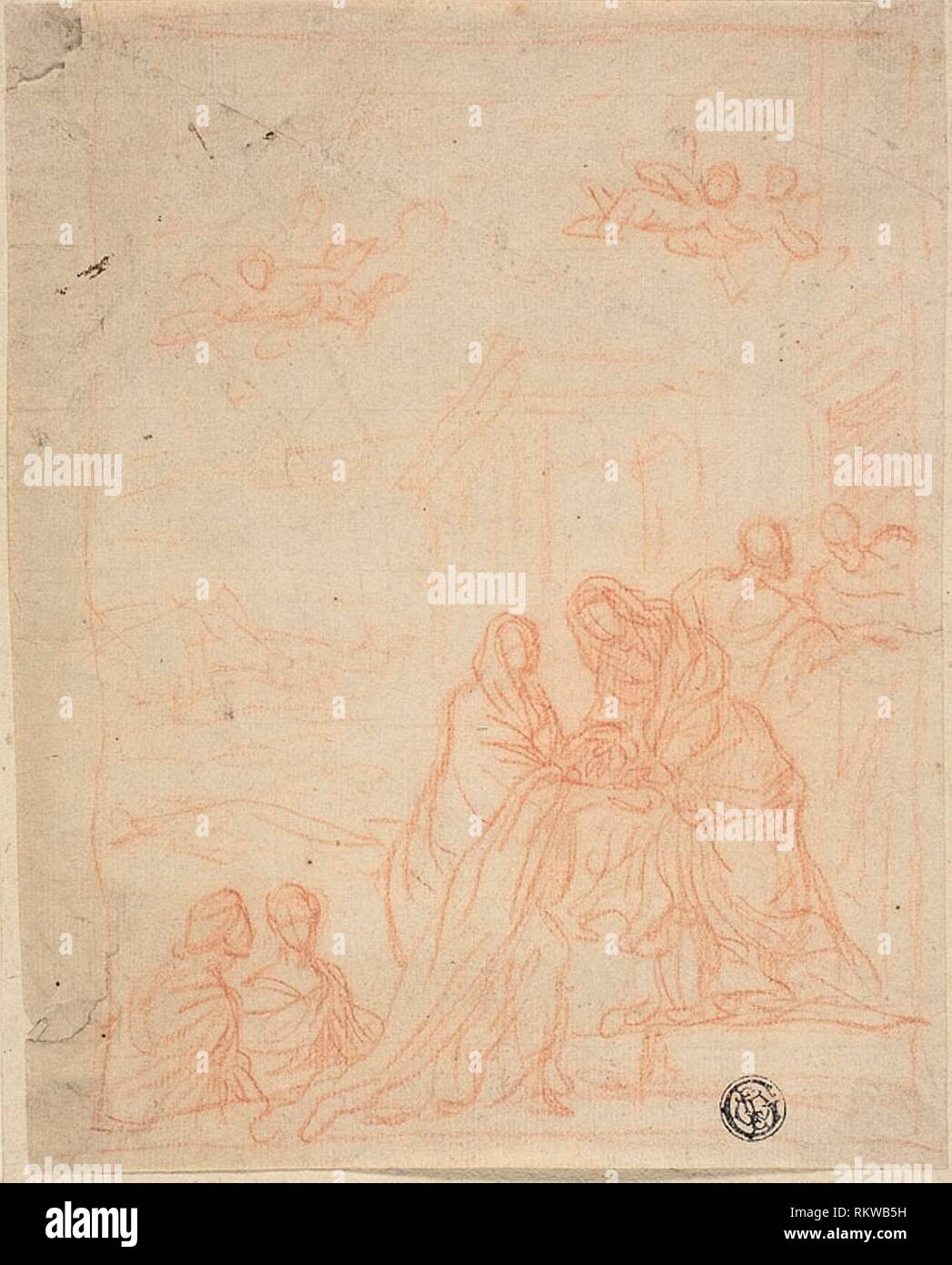 The Visitation Attributed to Pietro Antonio di Pietri Italian, 1663