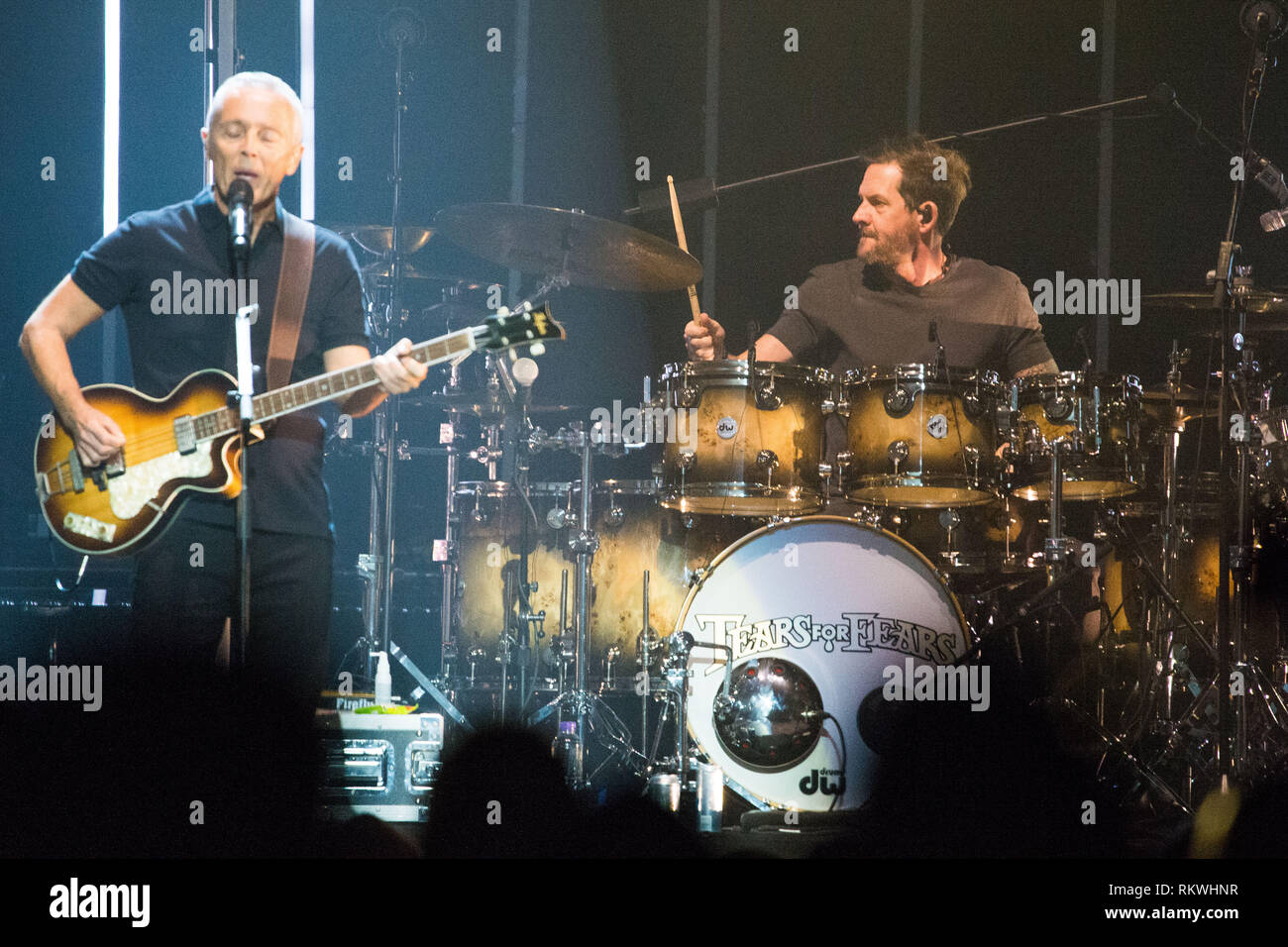 Glasgow, UK. 11th Feb, 2019. Tears For Fears - Rule The World Tour, playing the Hydro Arena. Credit: Colin Fisher/Alamy Live News Stock Photo