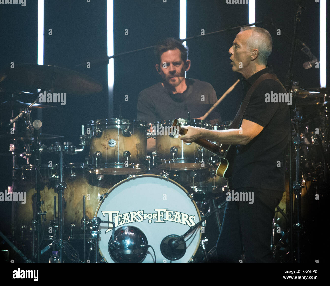 Glasgow, UK. 11th Feb, 2019. Tears For Fears - Rule The World Tour, playing the Hydro Arena. Credit: Colin Fisher/Alamy Live News Stock Photo