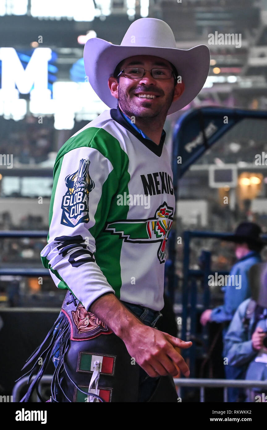 Arlington, Texas, USA. 10th Feb, 2019. JUAN CARLOS CONTRERAS from