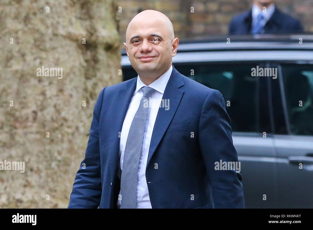 Downing Street, London, UK 12 Feb 2019 - Sajid Javid - Home Secretary arrives in Downing Street for the weekly Cabinet meeting.   Credit: Dinendra Haria/Alamy Live News Stock Photo