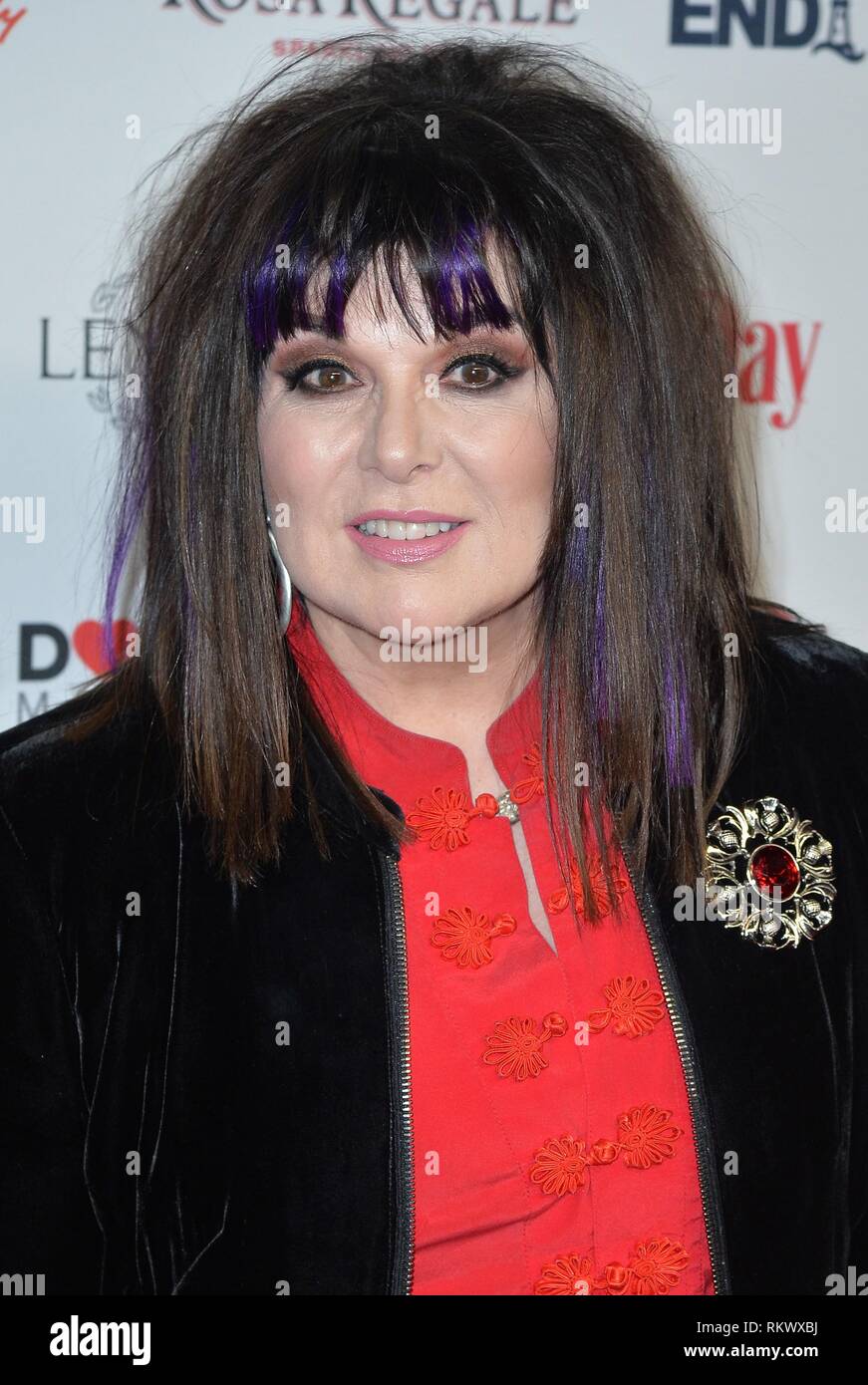 New York, NY, USA. 12th Feb, 2019. Ann Wilson at arrivals for Woman's Day Red Dress Awards, The Appel Room at Jazz at Lincoln Center, New York, NY February 12, 2019. Credit: Kristin Callahan/Everett Collection/Alamy Live News Stock Photo