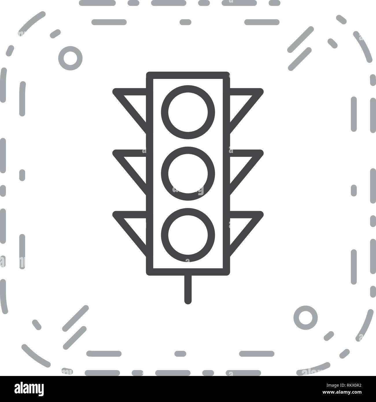 Vector Light signals Icon Sign Icon Vector Illustration For Personal ...