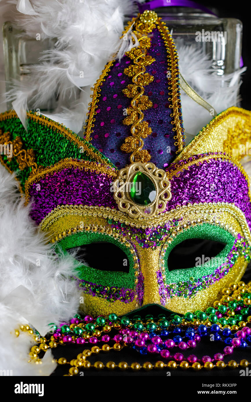 Jester mask hi-res stock photography and images - Alamy
