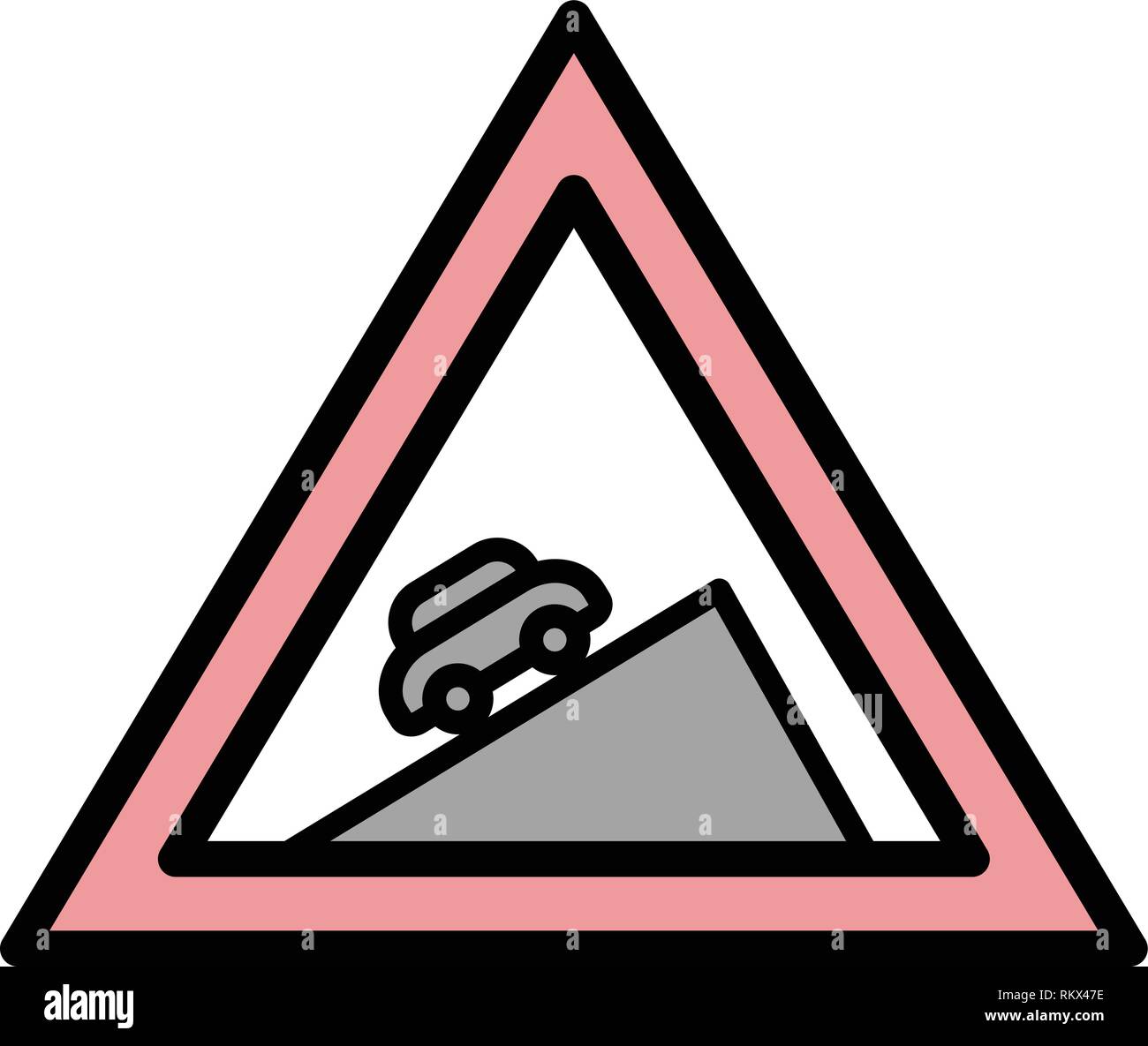 Steep Ascent Traffic Sign Stock Illustrations – 392 Steep Ascent Traffic  Sign Stock Illustrations, Vectors & Clipart - Dreamstime
