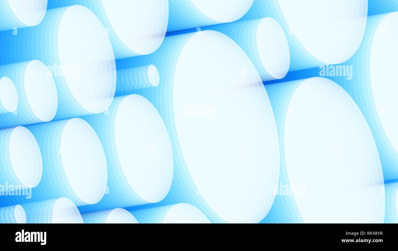3d white blue background. Vector EPS10 Stock Vector