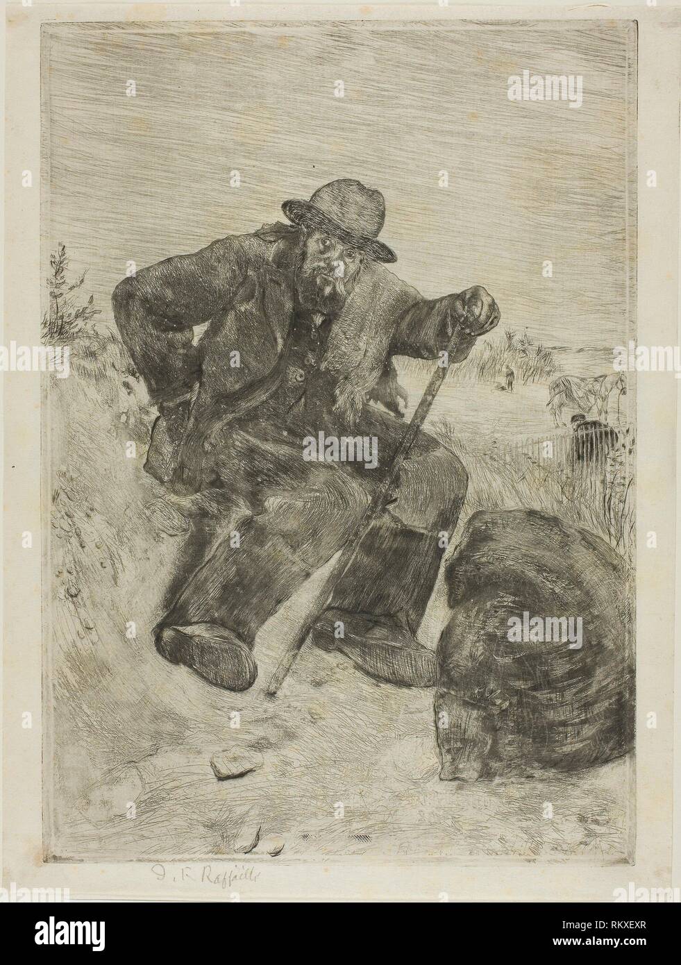 The Exhausted Ragpicker 1880 Jean François Raffaëlli French, 1850