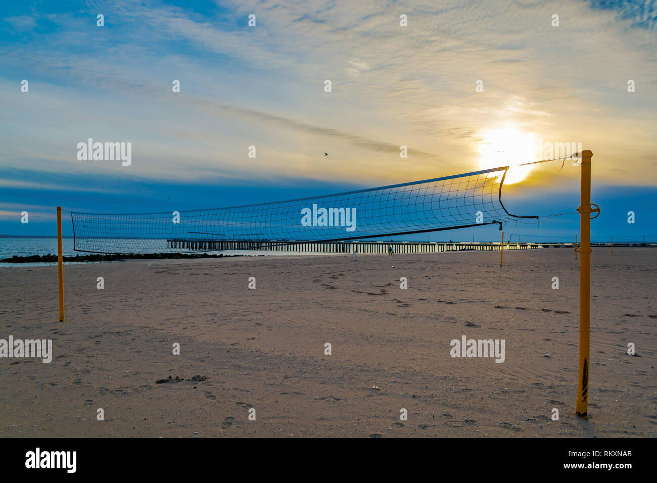 Volleyball court on beach in hires stock photography and images Alamy
