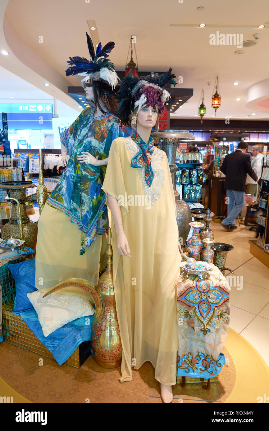 DUBAI, UAE CIRCA NOVEMBER, 2016 mannequins in a store at Dubai