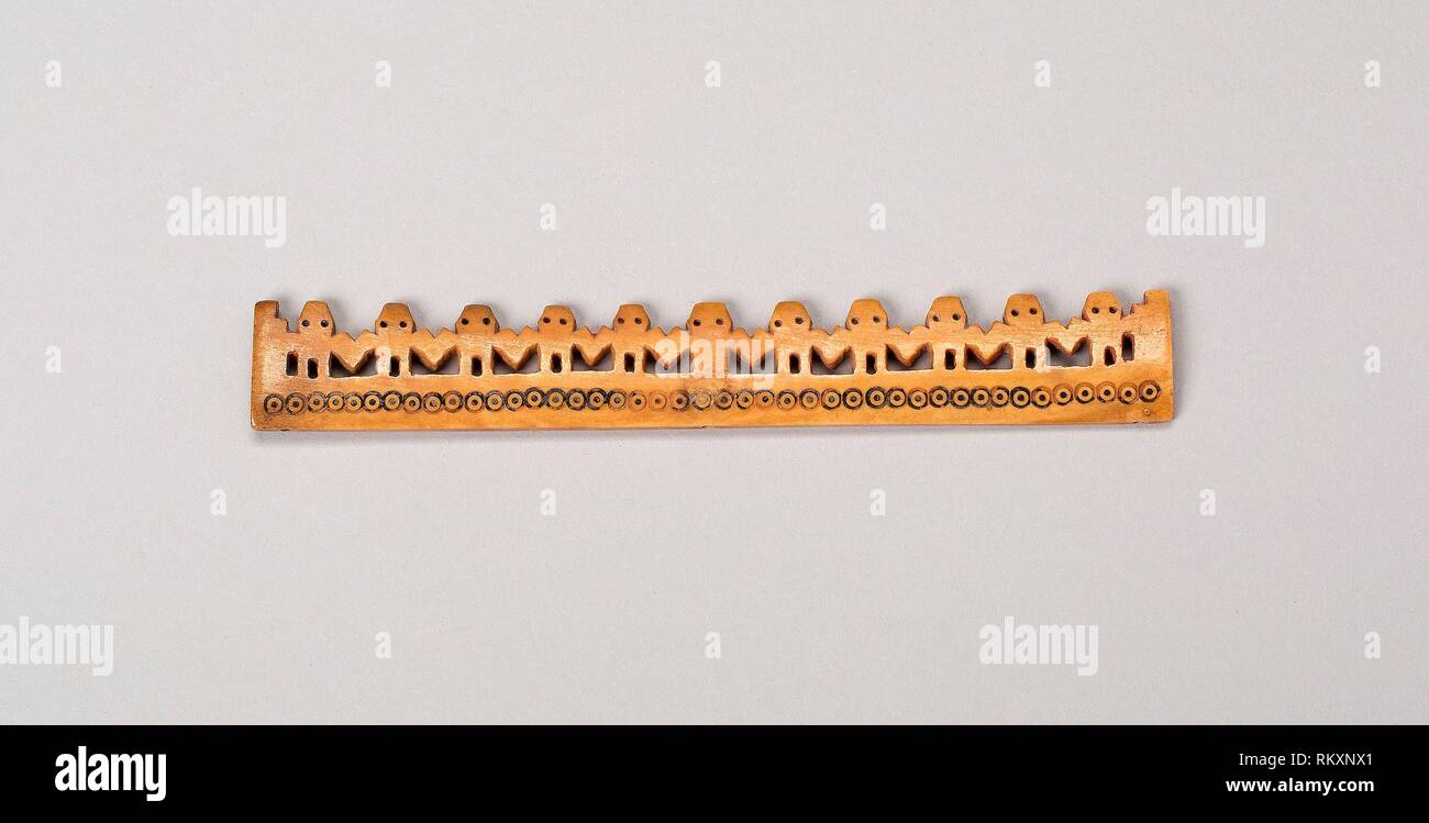 BalanceBeam Scale with Row of CutOut Figures and Incised Circles A.D. 500/800 Possibly