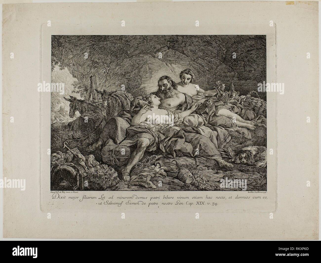 Lot and His Daughters 1748 Joseph Marie Vien, I (French, 17161809