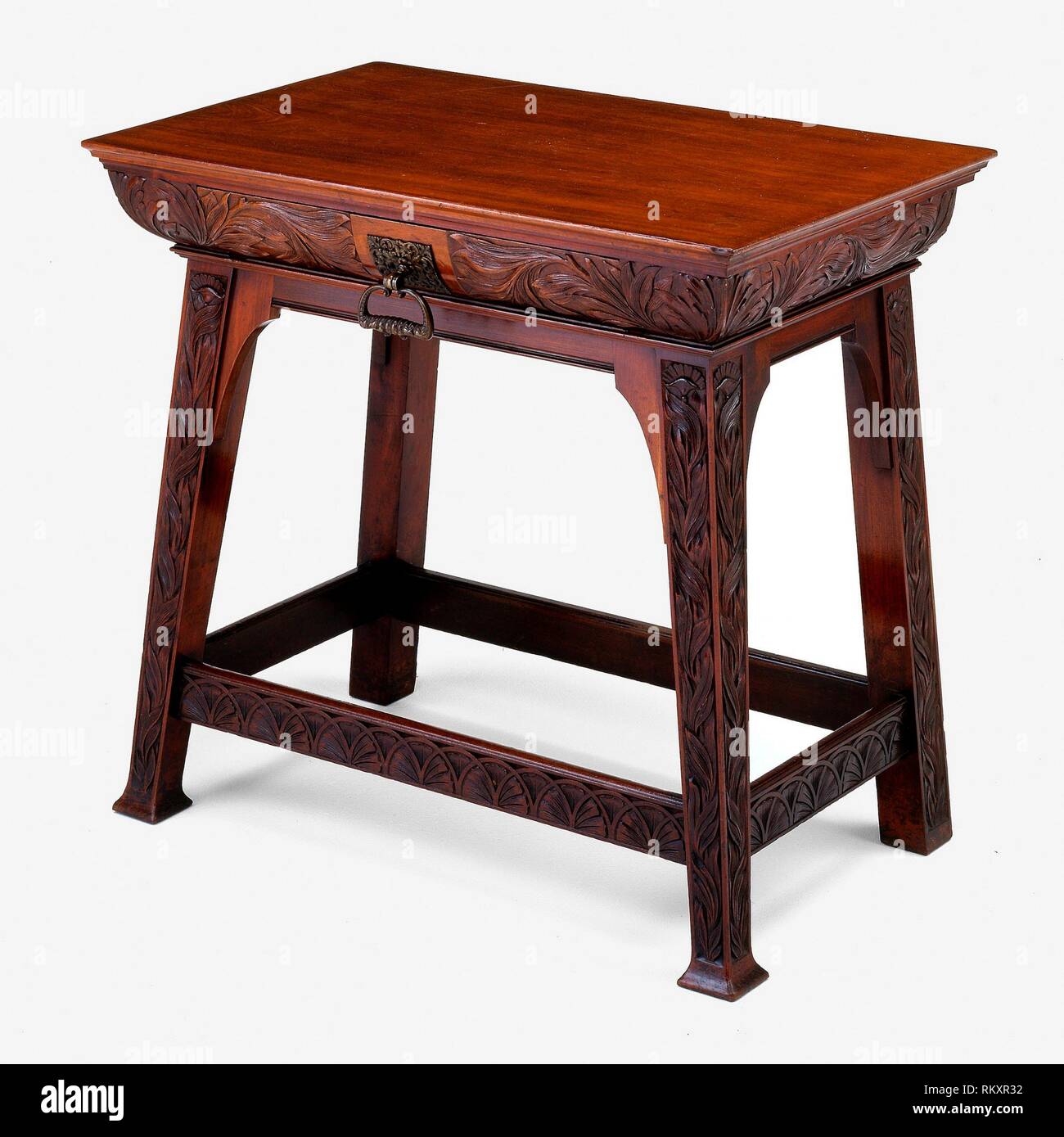 Side Table About 1890 Arthur Heygate Mackmurdo English 1851 1942 England Artist Arthur Heygate Mackmurdo Origin England Date 1885 1895 Stock Photo Alamy