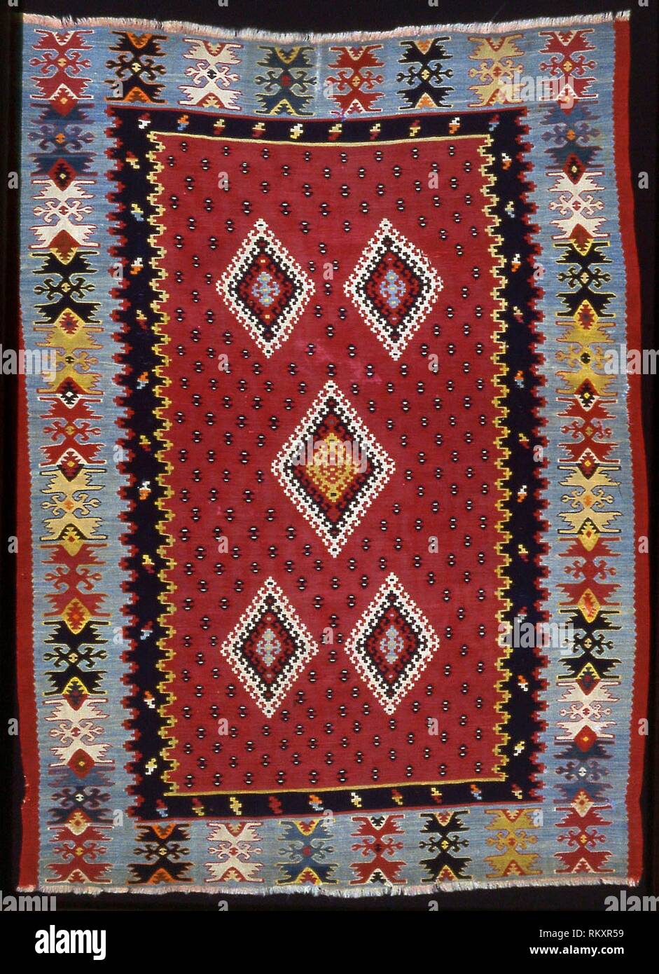 Rug - 1875/1900 - Turkey - Origin: Turkey, Date: 1875–1900, Medium: Tapestry-woven kilims 