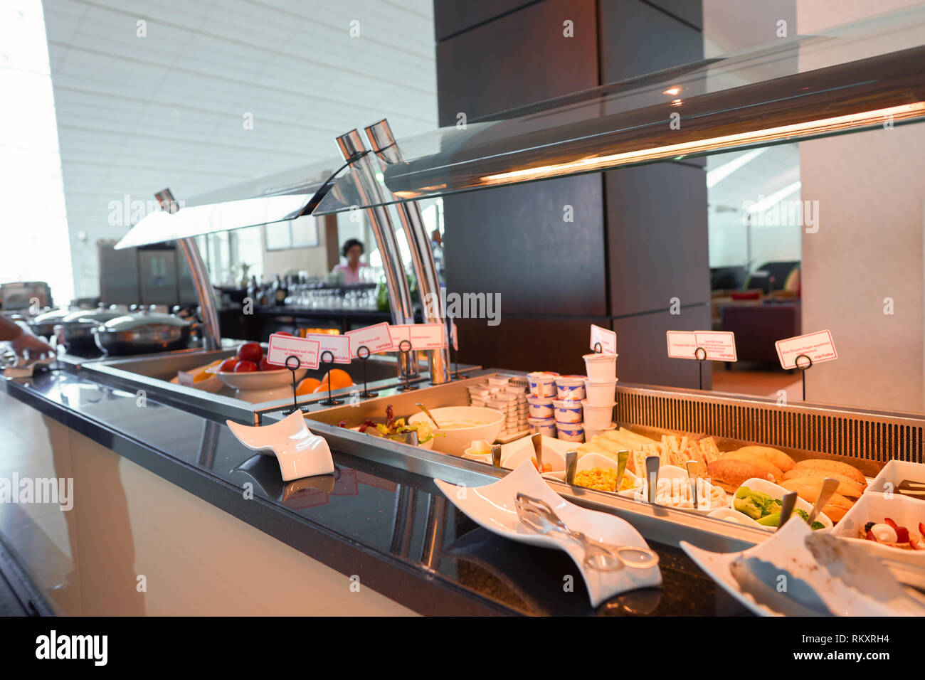 DUBAI, UAE CIRCA NOVEMBER, 2016 Marhaba lounge in Dubai International Airport Stock Photo Alamy