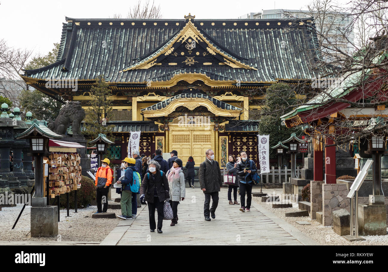 Ueno Toshogu Shrine Tokyo Stock Photo Alamy