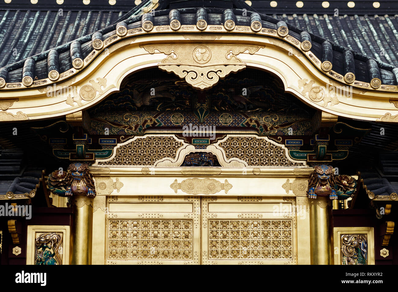 Ueno Toshogu Shrine, Tokyo Stock Photo