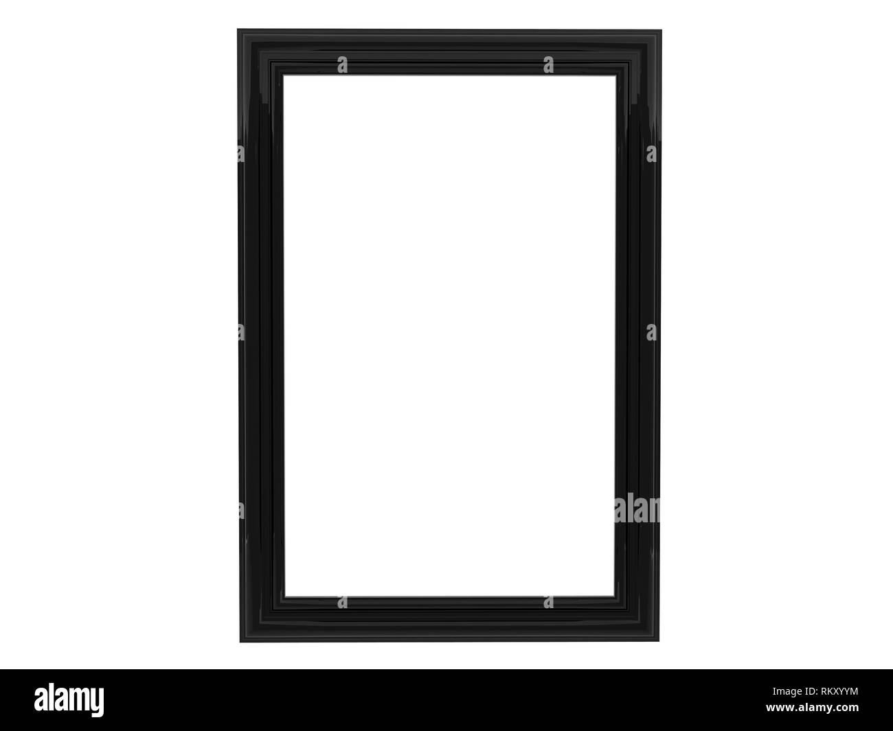 Lack Framework Photo Black framework for pictures Stock Photo - Alamy