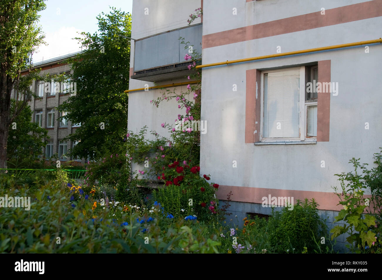 High resolution image. Residential building in the city of Kaliningrad