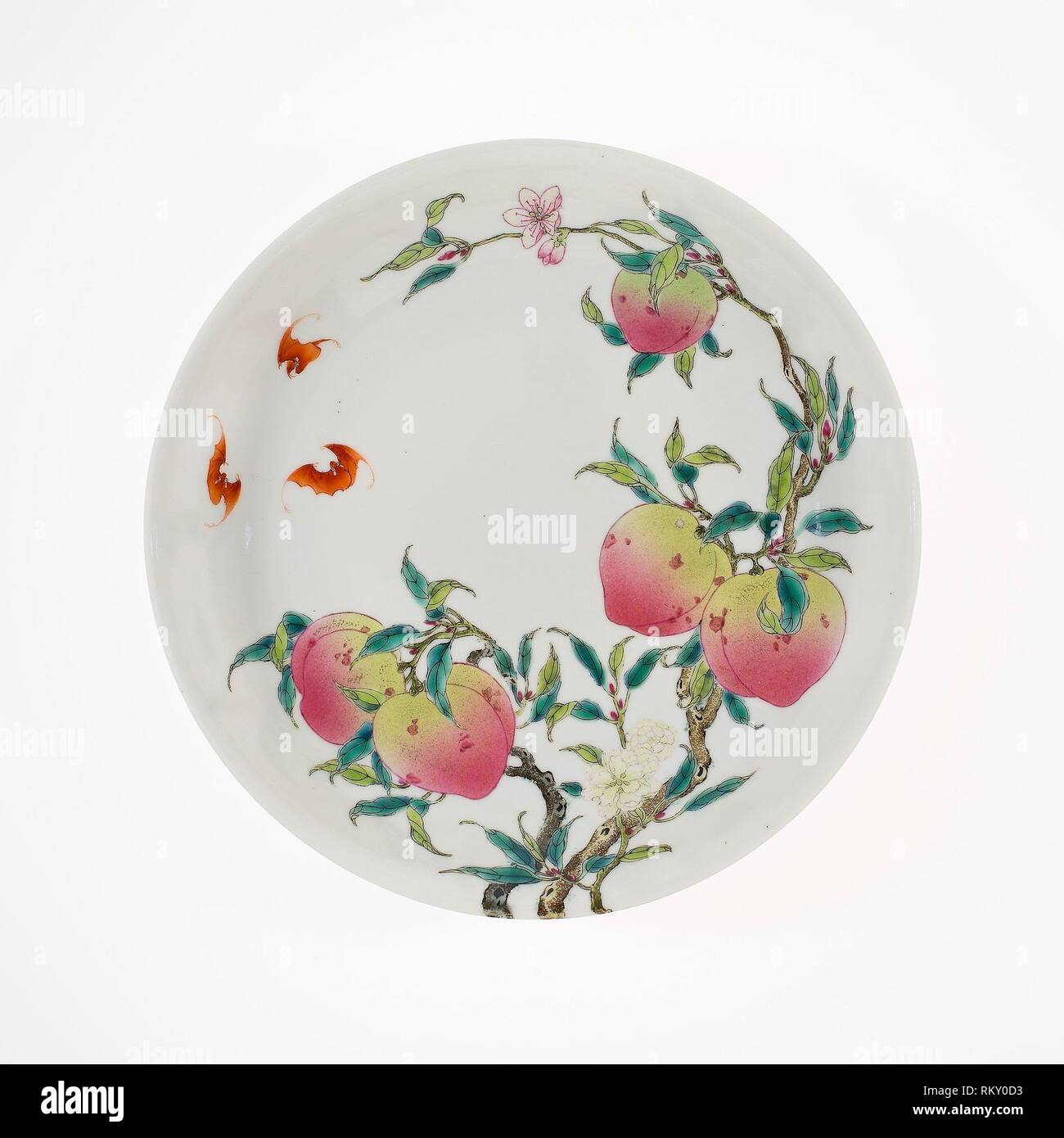 dish-with-fruiting-peaches-tree-peony-flowering-plum-and-bats-qing-dynasty-16441911-apocryphal-yongzheng-mark-17231735-probably-19th-RKY0D3.jpg