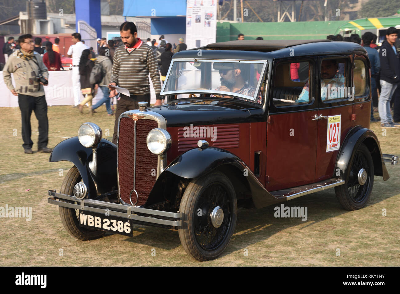 1933 Standard Little Nine car with 9 hp and 4 cylinder engine, WBB 2386