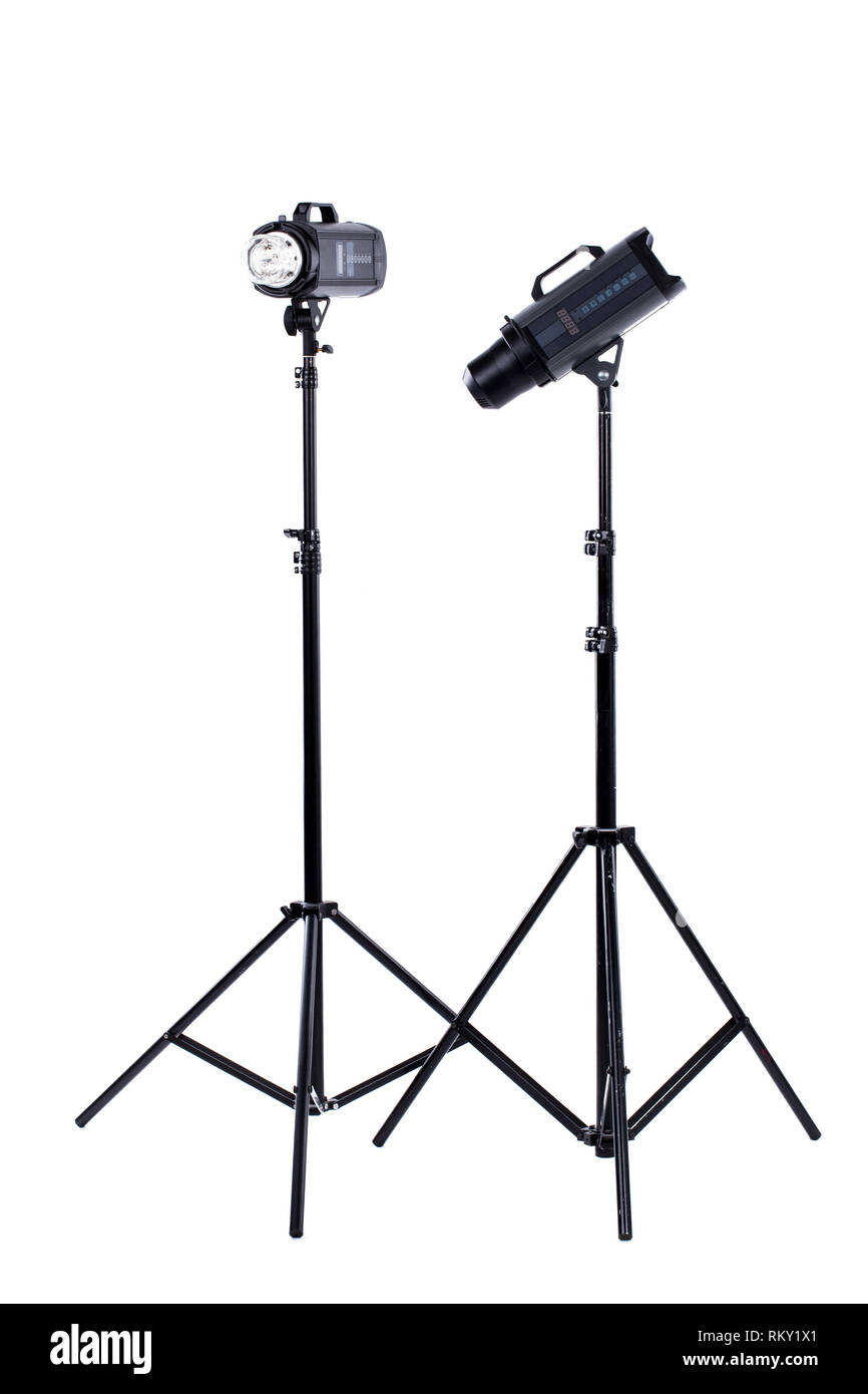 Photo studio lighting equipment Stock Photo Alamy