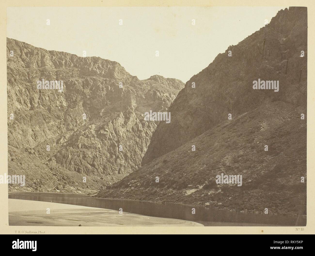 Entrance to Black Cañon, Colorado River 1871 Timothy O'Sullivan