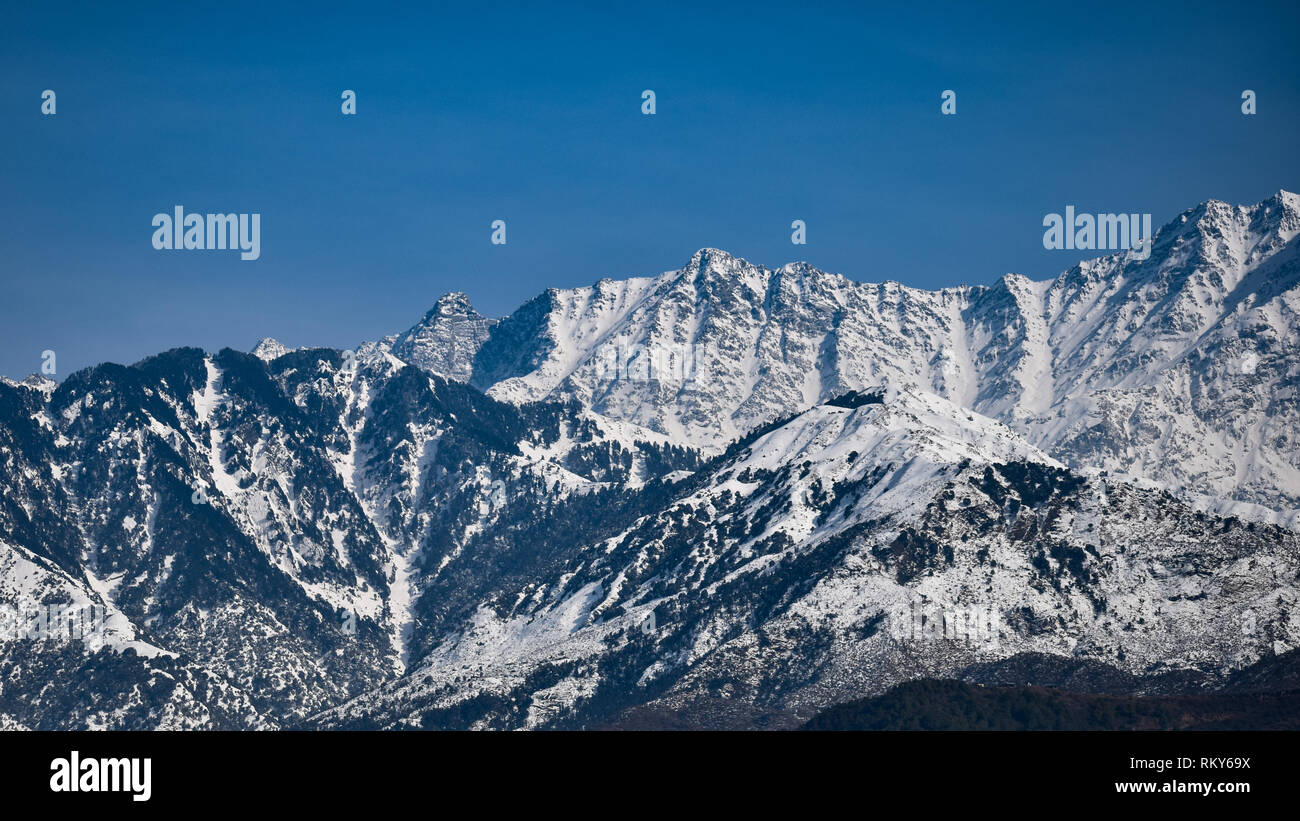 Mountains covered with snow Stock Photo - Alamy