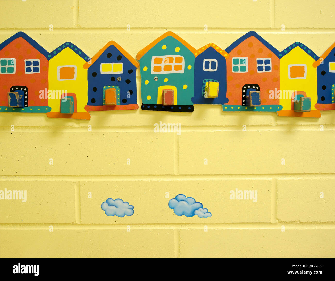 Coat hooks school hires stock photography and images Alamy