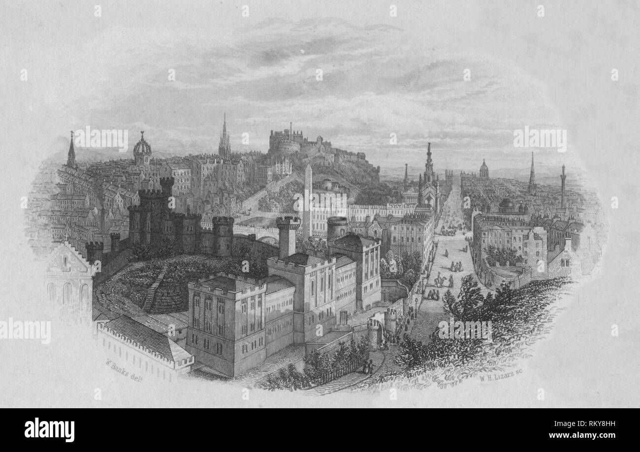 'Edinburgh (From the Calton Hill)', earlymid 19th century. Creator